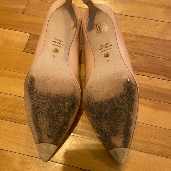 Stuart weitzman patent beige pink heels - Picture 5 of 6